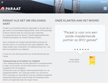 Tablet Screenshot of paraat.nl